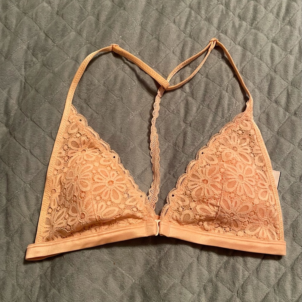 Victorias Secret Floral Lace Mesh Bralette